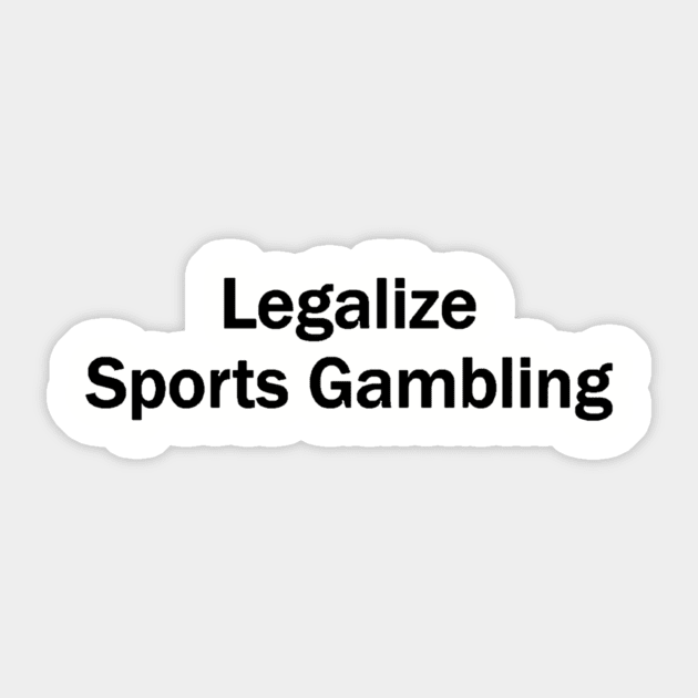 Legal Sports Gambling in the United States Sticker by oggi0